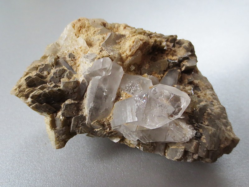 Siderite and quartz