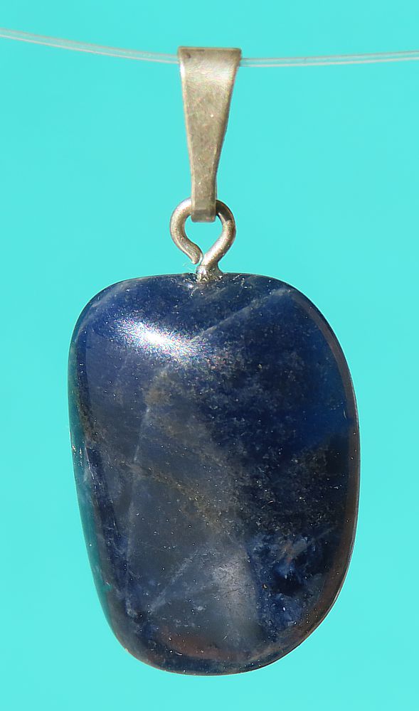 Sodalite Silver Pendant