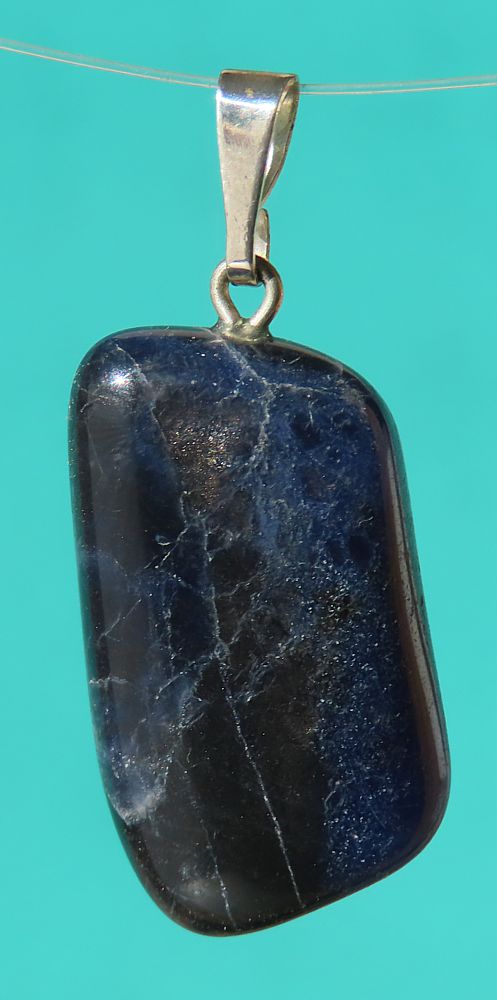 Sodalite Silver Pendant