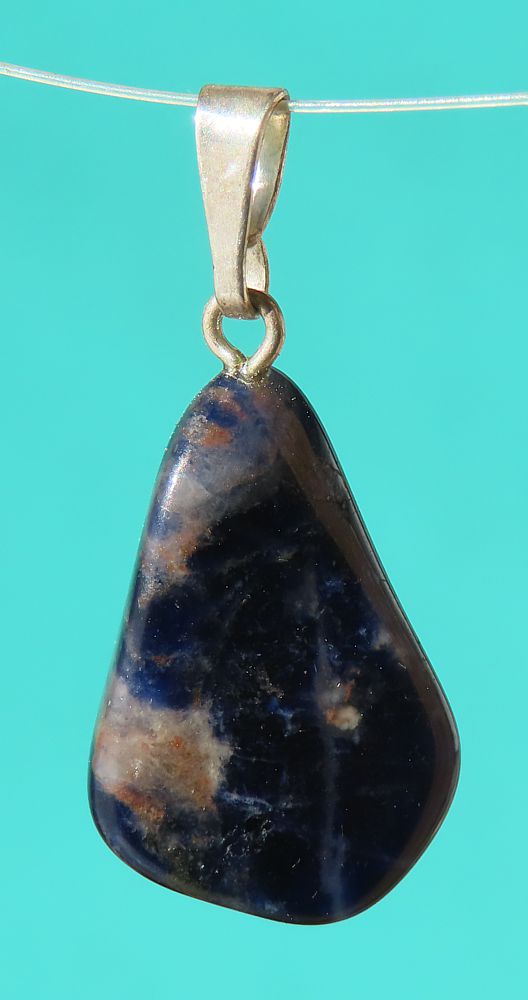 Sodalite Silver Pendant