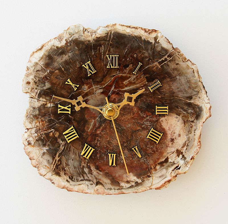 Petrified Wood Clock