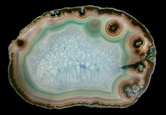Agate slab
