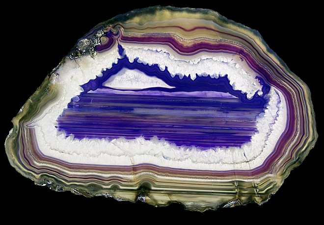 Agate slab