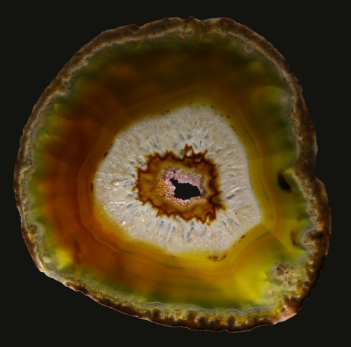 Agate slab (natural) 12cm