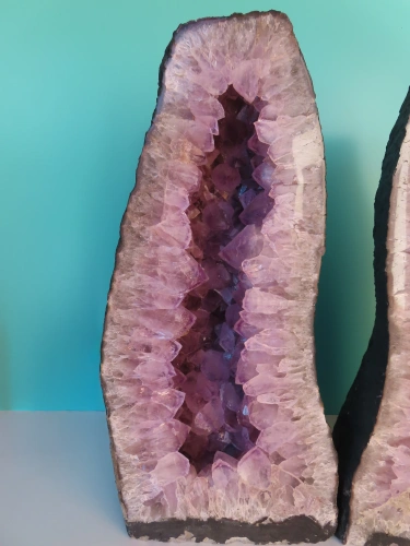 Amethyst-Drusenpaar 60cm | 67kg