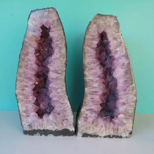 Amethyst-Drusenpaar 60cm | 67kg