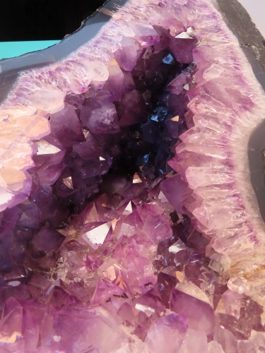 Amethyst-Drusenpaar 46cm | 51kg