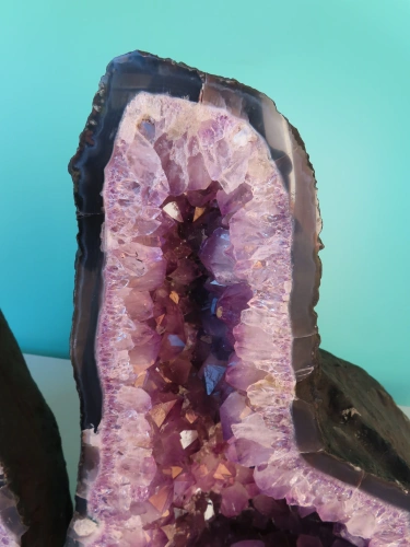 Amethyst-Drusenpaar 46cm | 51kg