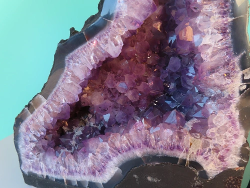 Amethyst-Drusenpaar 46cm | 51kg