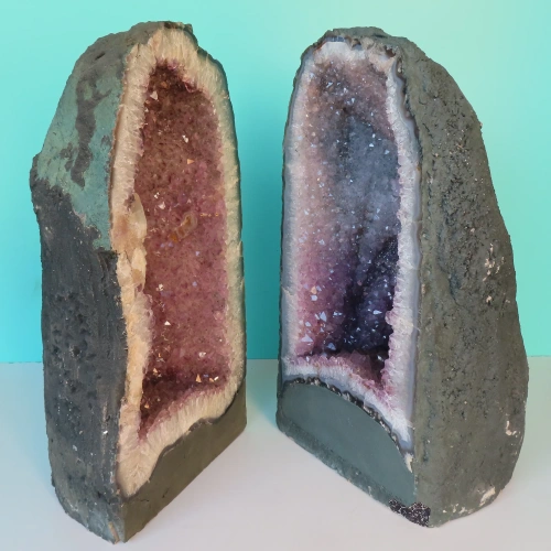 Amethyst-Drusenpaar 44 cm | 37kg