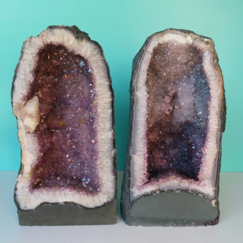 Amethyst-Drusenpaar 44 cm | 37kg