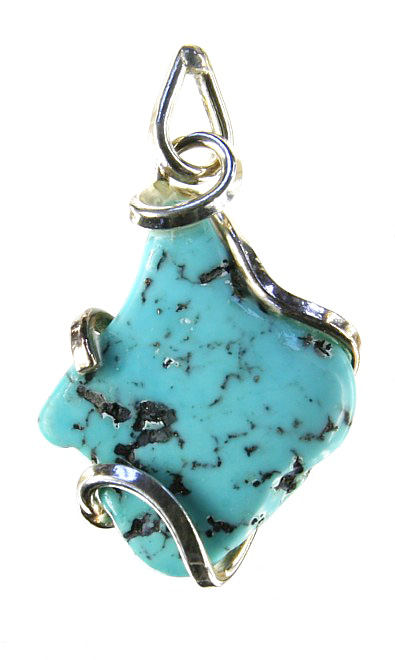 Pendant turquoise silver 