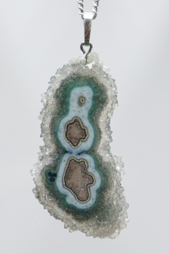 Ametystové slunce - přívěsek ve stříbře