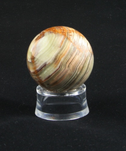 Aragonite sphere (Pakistani onyx)