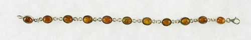 Amber, Bracelet, Silver 925