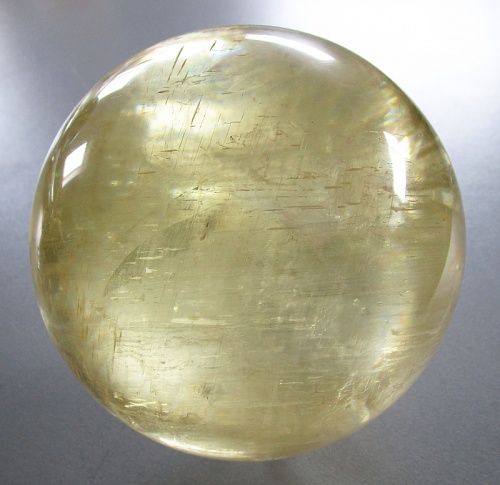 Clear-Yellowish Calcite Sphere