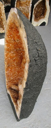 Citrine geode