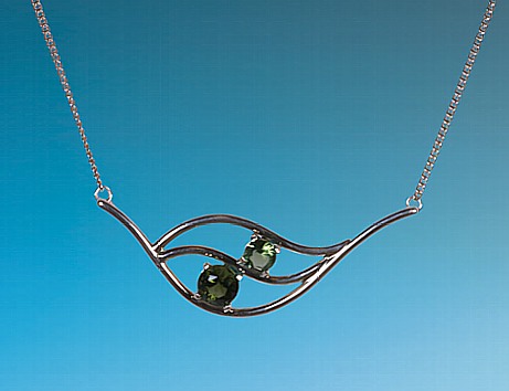 Necklace, Moldavite 