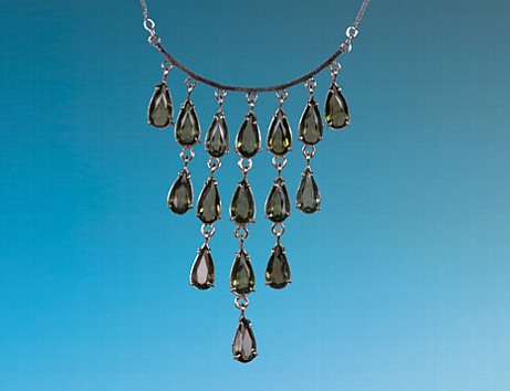 Necklace, Moldavite