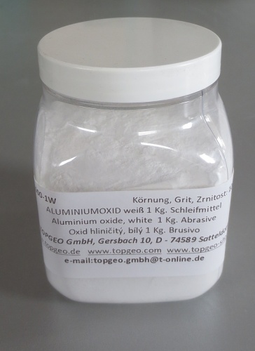Corundum white, Abrasive 1 kg, Grit 220