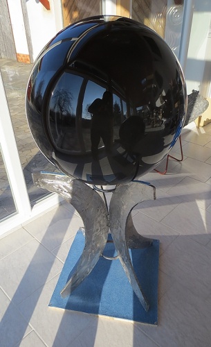 Gigantische XXL Obsidian-Kugel 60cm