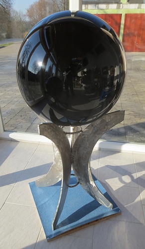 Gigantische XXL Obsidian-Kugel 60cm