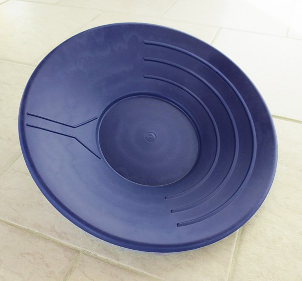 Goldwaschpfanne blau, 35 cm