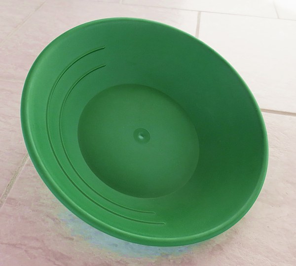 Zelená, plastová rýžovací pánev 25 cm