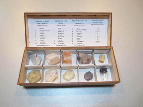 Hardness Scale, after Mohs with diamond