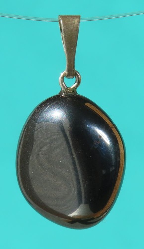 Hematite Silver Pendant