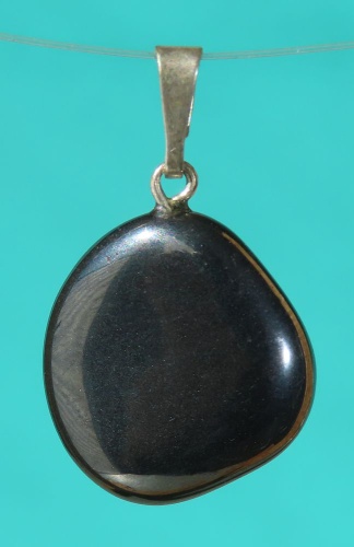 Hematite Silver Pendant