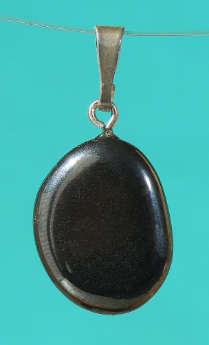 Hematite Silver Pendant