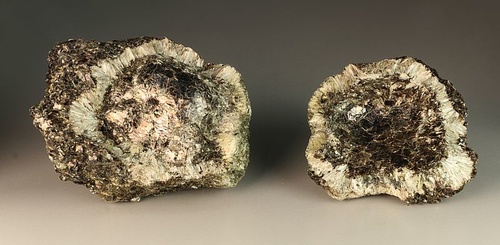 Hermanov ball, both parts, with Anthophyllite, Phlogopite and Chlorite