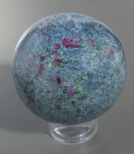 Kyanite-Ruby-Fuchsite Sphere