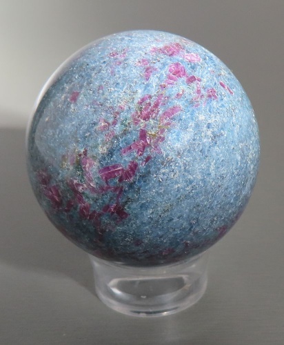 Kyanite-Ruby-Fuchsite Sphere