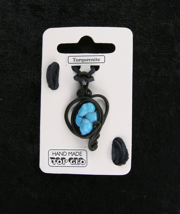 Lederlitový přívěšek S Turguerenit