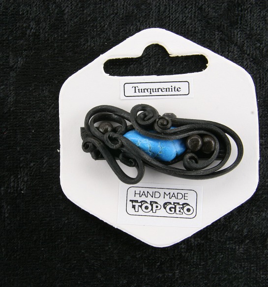 Lederlite brooch Turquenite