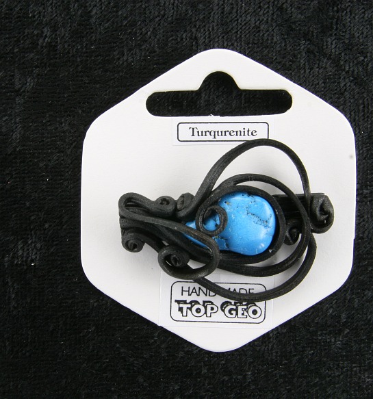 Lederlite brooch Turquenite