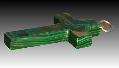 Malachit Kreuz