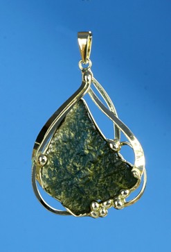 Moldavite pendant