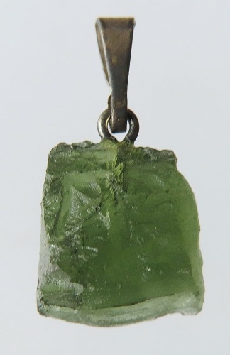 Moldavit Anhänger Rohstein