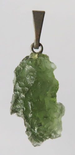 Moldavit Anhänger Rohstein