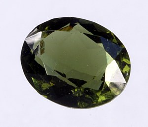 Moldavite faceted