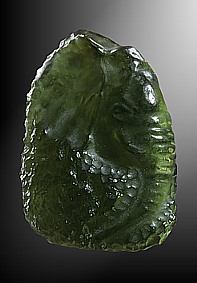 Moldavite, elephant's head