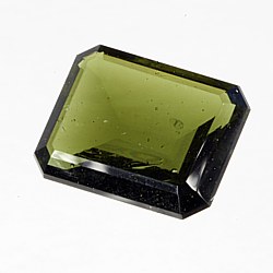 Moldavite facet