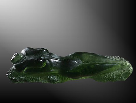 Moldavite, female body