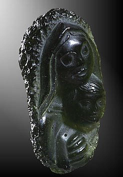 Moldavite, Madonna with child