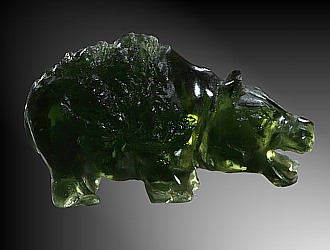 Moldavite, hippo