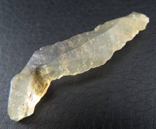 Prehistoric artifact desert glass