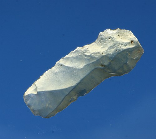 Libyjské pouštní sklo, paleolitický artefakt